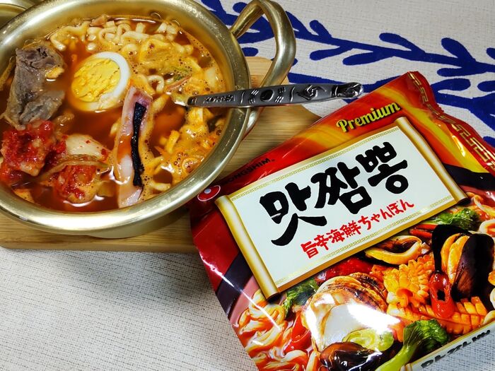 韓国ラーメン食べてみたー!辛ラーメンで有名な農心の「旨辛海鮮ちゃんぽん」実食レポ!