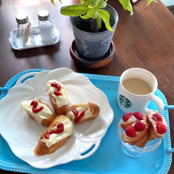 フライパンひとつで!豚肉でカリッとチーズフレンチトースト