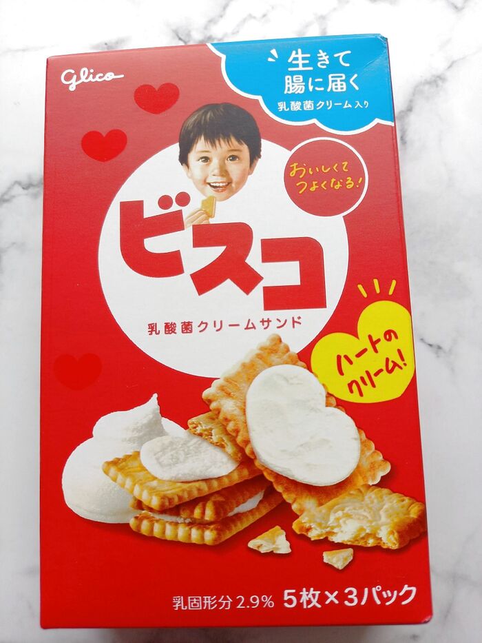 ときめかずにはいられない♪だって【ビスコ】がハートになってる~♪