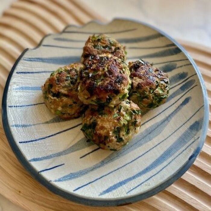お弁当にも!にらたっぷり肉団子
