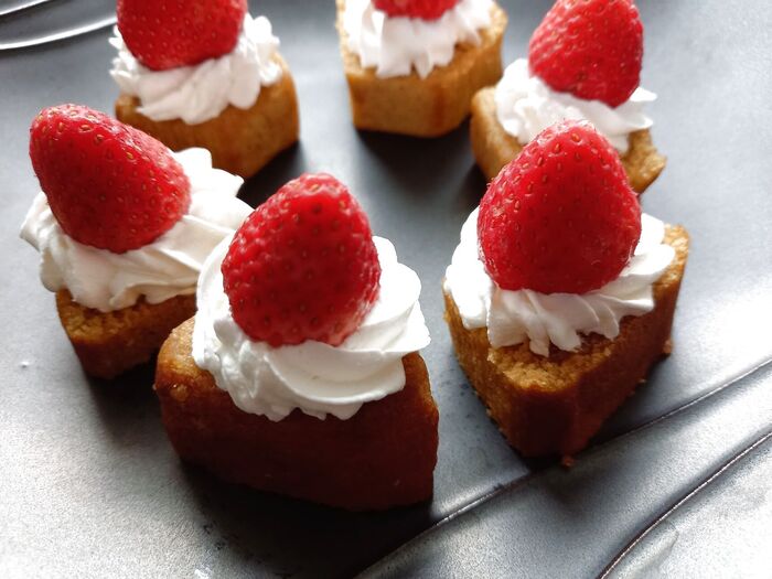 ケーキ風で華やか♡