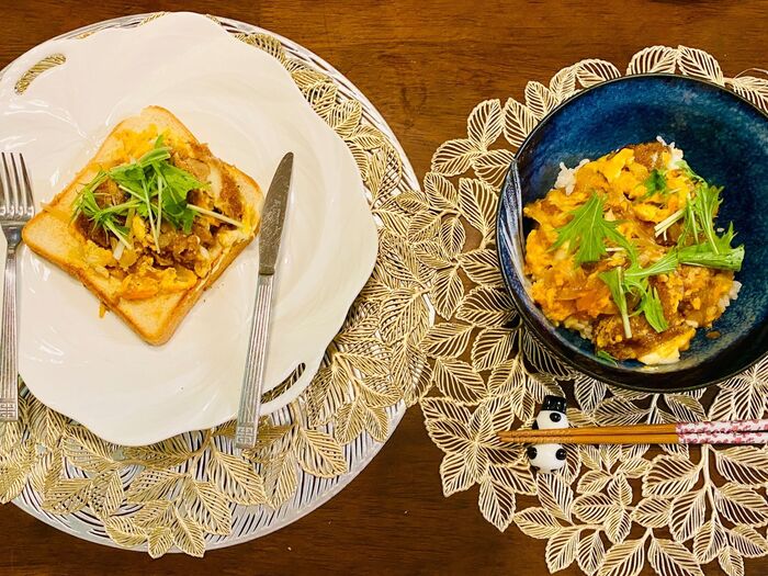 新感覚!「カツ丼パン」