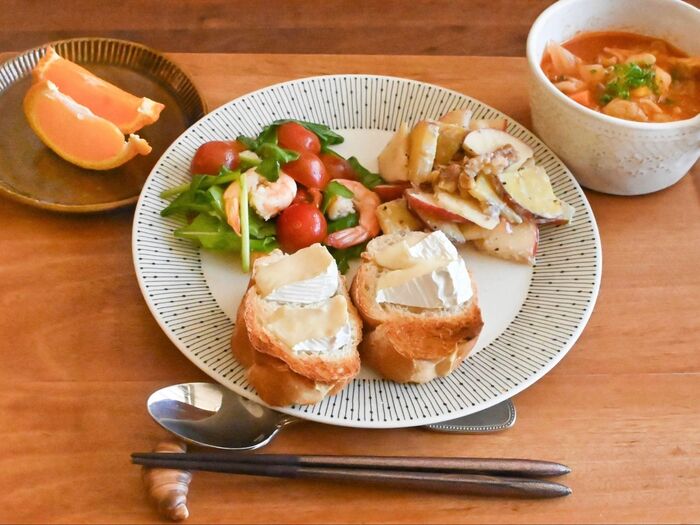 野菜たっぷり♪パンでカフェ風ごパン