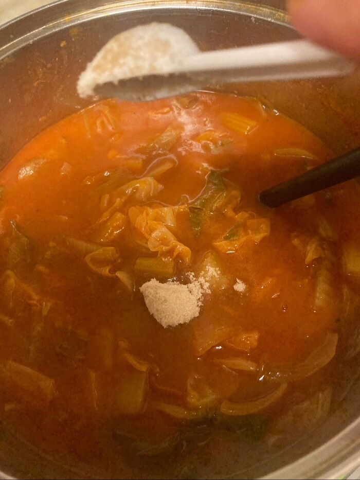 隠し味は<ケチャップ>と<砂糖>少しずつでお好みに合わせてください♪