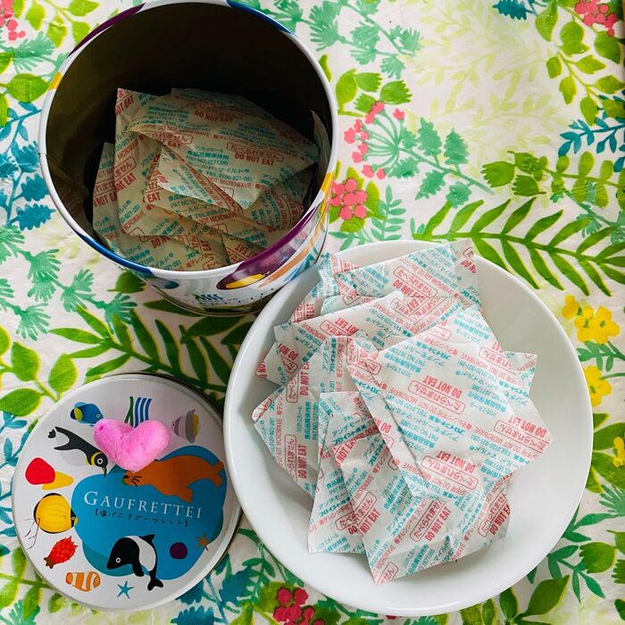うっかり忘れていた!アリよけには「お菓子の乾燥剤」