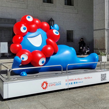 【大阪発!中の島公園周辺お得情報】幅4メートル、重さ約1.1トン!巨大ミャクミャクにも会えたー!