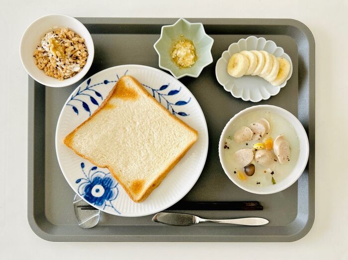 提案します!!新おうちモーニング【食パン和定食】「小ワザが炸裂!」「一工夫で激ウマ♡」