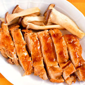 【鶏の照り焼き〜黒酢風味〜】便利な野菜だし使用!