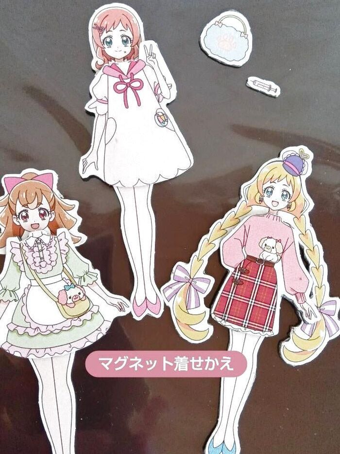 子供が大喜び『マグネット着せ替え』