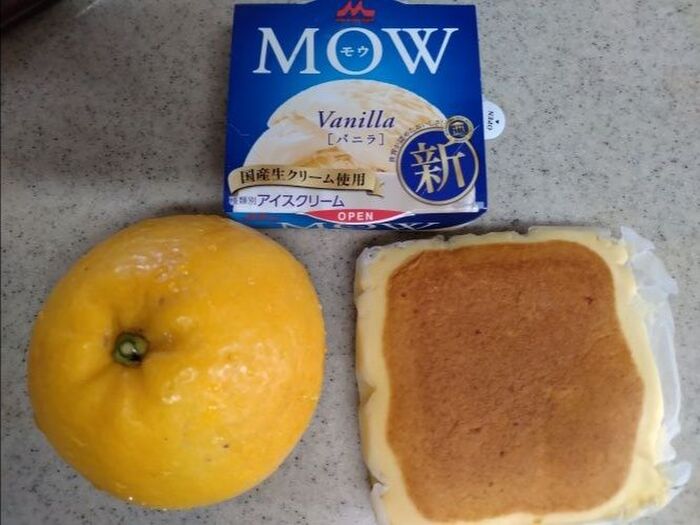 デザートの材料2人分