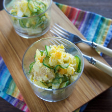 新じゃがの風味を楽しむ♪新じゃがたまごサラダ