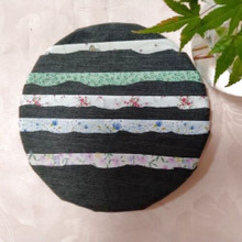 デニムで鍋敷きをリメイク