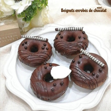 【混ぜるだけ!】チョコたっぷりෆチョコ好きが喜ぶ  ミスド風チョコドーナツ