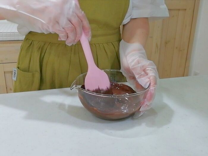 コーティングチョコの準備