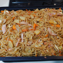 味噌とじゃがいもの相性抜群!じゃがいも入りごまみそ焼きそば