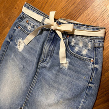 不要のジーンズで【簡単】男前エプロン