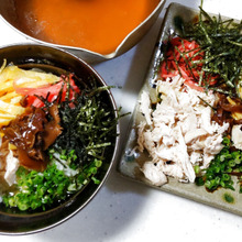 ポケットシェフで作ったジューシー鶏むね肉「サラダチキン」!de『鶏飯』!ラクに楽しむ手軽なレシピ!