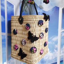 不用品のかごが、世界に1つだけの個性あふれるかごに!お揃いのくるみボタンヘアゴムも可愛い