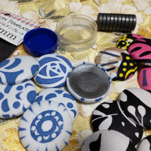 くるみボタンの足なしって最高ー!♡くるみボタンマグネット♡くるみボタンクリップ&安全ピンの小物作り♪