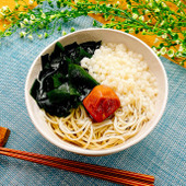 【梅わかめそば】便利な野菜だし使用!