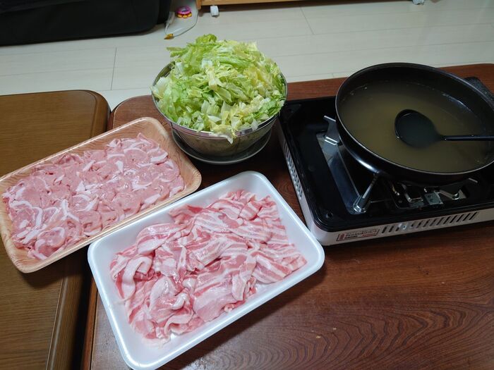 レタス3玉ペロリ!レタスしゃぶしゃぶ。