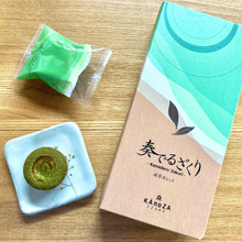 ザクザクの抹茶ガレットにホワイトチョコレートがとろ〜り