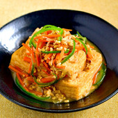 【厚揚げの納豆あんかけ】便利な野菜だし使用!