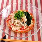 【梅干しのぶっかけ素麺】便利な野菜だし使用!