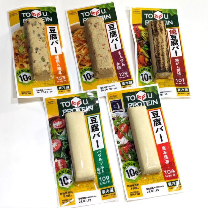 「豆腐バー」の種類は5種類も!