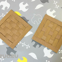 余ったクラフトバンドでコースターを作ろう♪