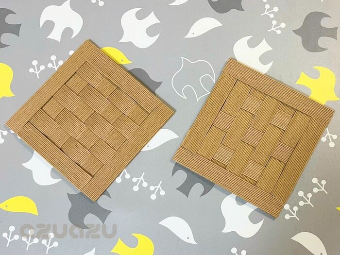 余ったクラフトバンドでコースターを作ろう♪