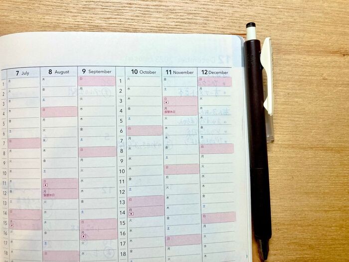 年間ページ、何書いてる?シンプルな3つのログでダイエット成功!