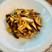 ご飯がすすむ!茄子と小揚げの甘味噌炒め