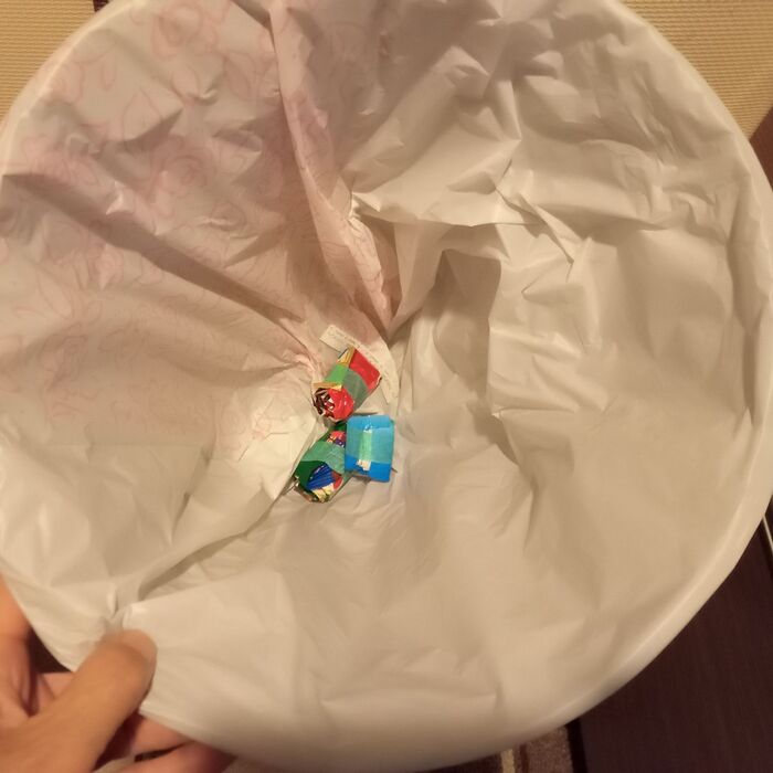 afterこんな少ない量のゴミになったよ!