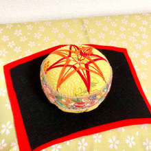 インテリアに!手ぬぐいで手まり風置き物♪