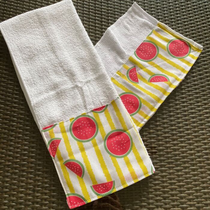 味気ない「挨拶タオル」を手ぬぐいで可愛く!