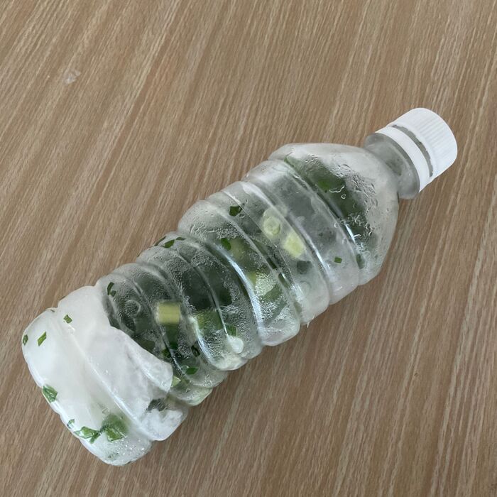冷凍刻み葱はペットボトルで保存