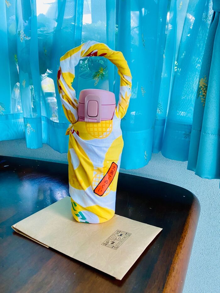 切らない!縫わない!水筒カバー