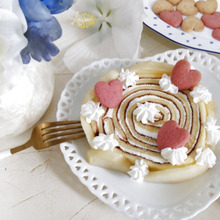 流行のカスタマイズ!コンビニスイーツ×桃deぐるぐる可愛い&愛(ハート)輝くスイーツを作ってみたー!
