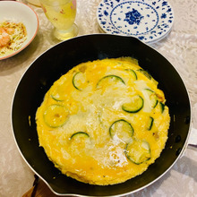 ズッキーニのスパニッシュ風オムレツ