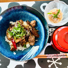 夏バテ予防におすすめ!茄子のひき肉丼