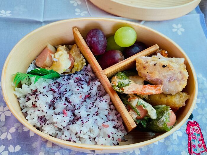 大葉の巻き巻き弁当