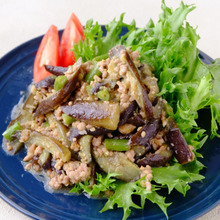 【くらし薬膳】夏の暑さによる疲労軽減に♪ナスの肉味噌炒め~夏の薬膳