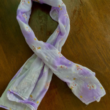 暑さ対策!手ぬぐいガーゼでほてり対策