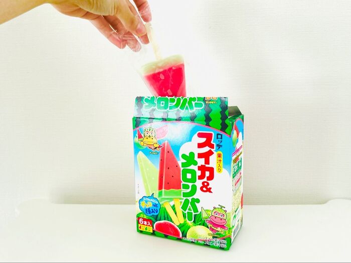 久しぶりに購入した【スイカバー】夏休みにぴったり「美味しさに、お楽しみまで付いてきた!」