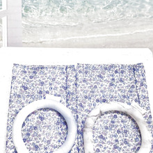 手拭いを使った簡単DIY!貼るだけで涼しげなアイスクールリング用実用袋(1枚でМ・Lサイズ2枚完成)