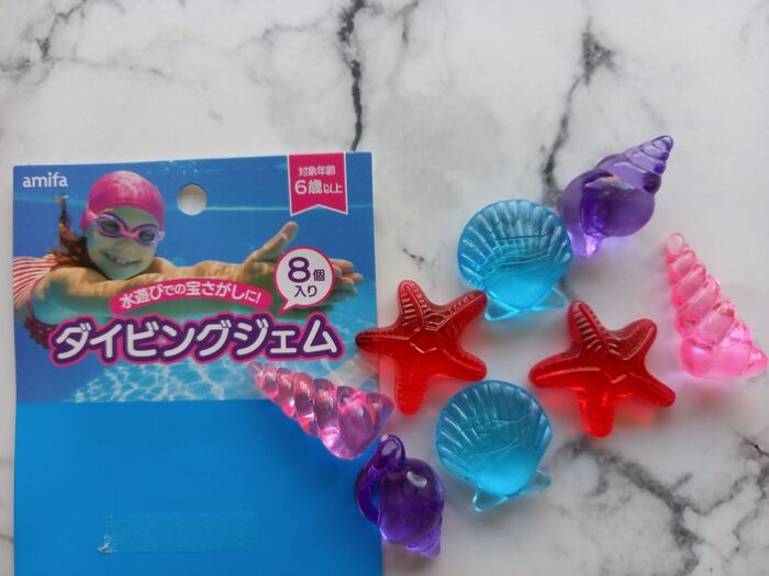 真夏のお家プールにおすすめ!【キャンドゥ】ダイビングジェム☆