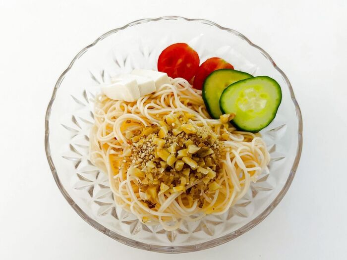 レンジで爆誕!「もう、コンロ要らんやんか」香る担々冷し中華素麺