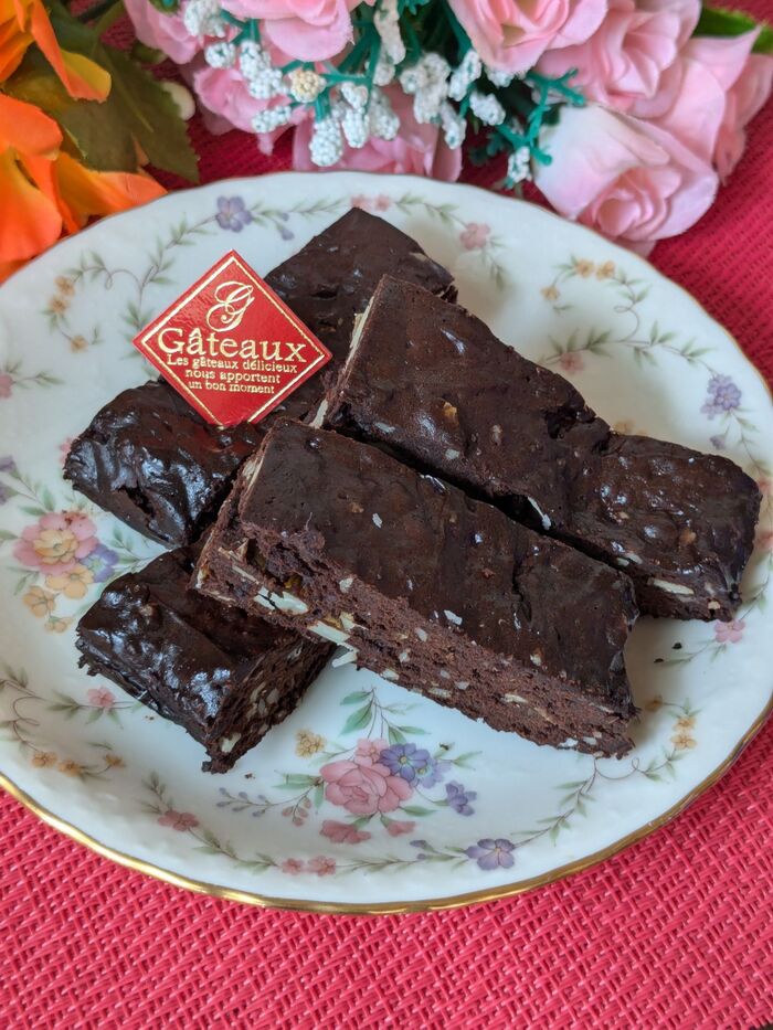 簡単レンジで大人なお味♡チョコレートブラウニー