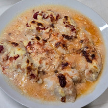 洗い物ほぼなし!タラのピザ風グリル焼き